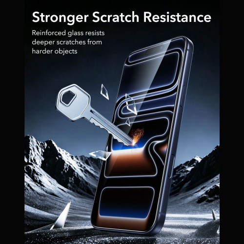 SzkŁo Hartowane Esr Ultrafit Armorite Tempered Glass 2-pack Iphone 17 Pro Max / 18 Pro Max Black, pohled 6