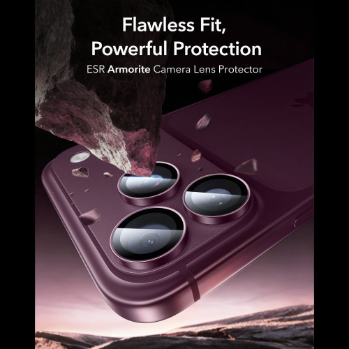 OsŁona Na Aparat Esr Armorite Camera Protector Iphone 18 Pro / 18 Pro Max Deep Burgundy, widok 2