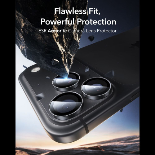 OsŁona Na Aparat Esr Armorite Camera Protector 2-pack Iphone 18 Pro / 18 Pro Max Black, widok 2