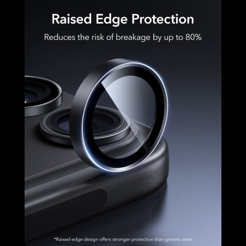 OsŁona Na Aparat Esr Armorite Camera Protector 2-pack Iphone 18 Pro / 18 Pro Max Black, widok 3