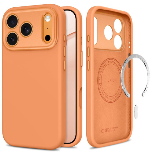 Tech-protect Uniq Magsafe Cc Iphone 17 Pro / 18 Pro Cosmic Orange