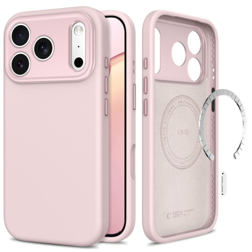 Tech-protect Uniq Magsafe Cc Iphone 17 Pro / 18 Pro Soft Pink