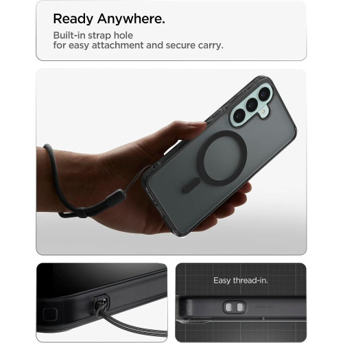 Spigen Ultra Hybrid Mag Magsafe Galaxy S26 Fe Frost Black, view 8
