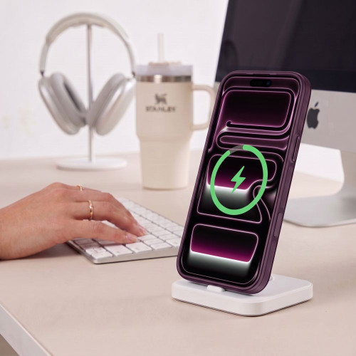 Tech-protect Magprime Magsafe Cc Iphone 17 Pro Max / 18 Pro Max Matte Dark Cherry, widok 5