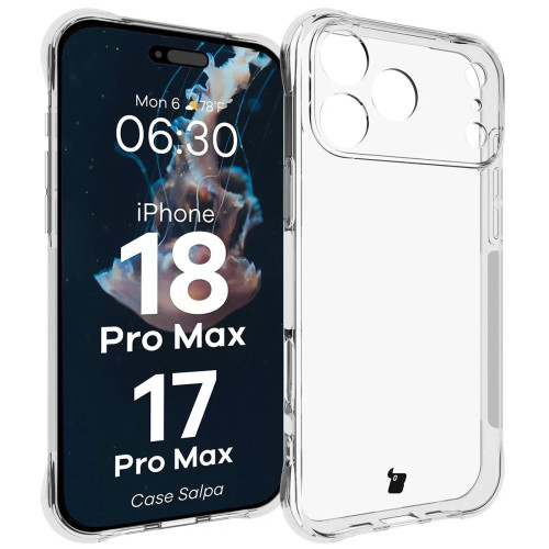 Durchsichtiges Etui Bizon Case Salpa für iPhone 18 Pro Max