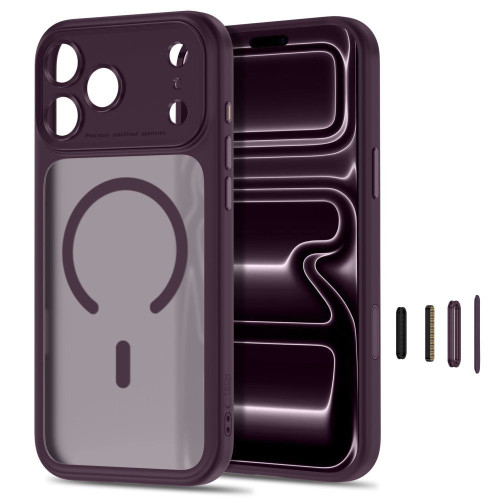 Tech-protect Magpeak Magsafe Cc Iphone 17 Pro / 18 Pro Matte Dark Cherry, view 2
