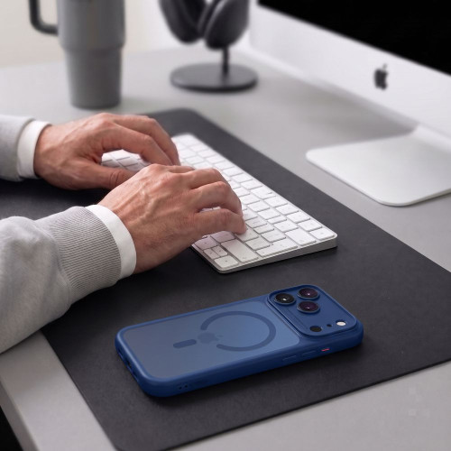 Tech-protect Magpeak Magsafe Cc Iphone 17 Pro / 18 Pro Matte Deep Blue, view 7
