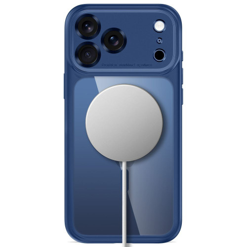 Tech-protect Magpeak Magsafe Cc Iphone 17 Pro Max / 18 Pro Max Deep Blue/clear, view 4