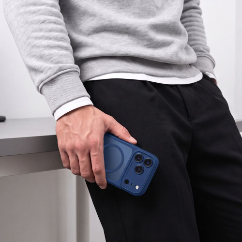 Tech-protect Magpeak Magsafe Cc Iphone 17 Pro Max / 18 Pro Max Matte Deep Blue, view 5
