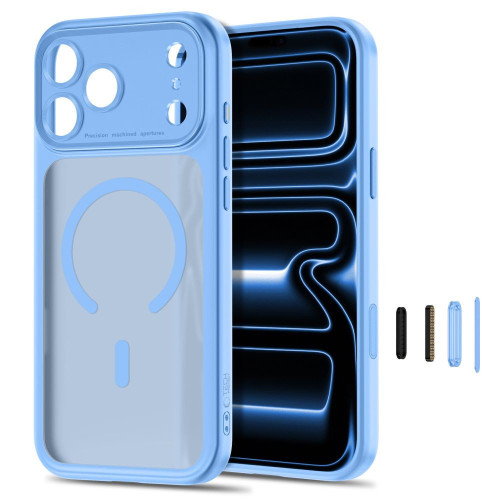 Tech-protect Magpeak Magsafe Cc Iphone 17 Pro Max / 18 Pro Max Matte Light Blue, view 2