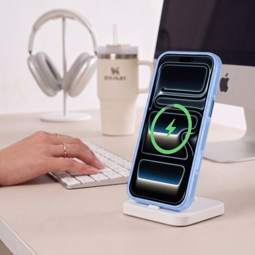 Tech-protect Magprime Magsafe Cc Iphone 17 Pro Max / 18 Pro Max Matte Light Blue, view 5