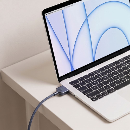 Tech-protect Mmc01 Ultraboost Magnetic Macbook Cable Usb-c To Magsafe 3 140w 300cm Midnight Blue, view 6