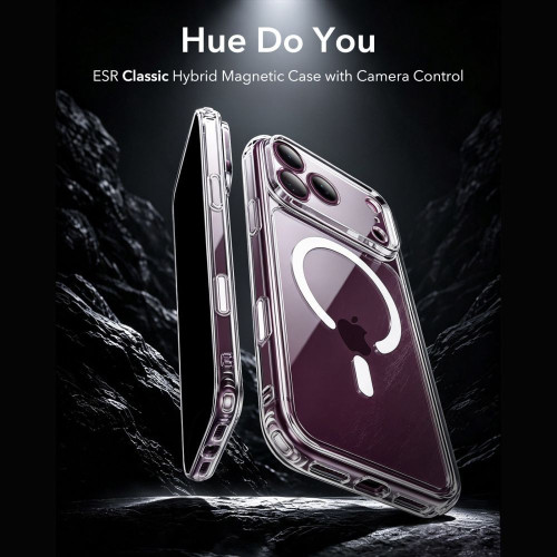 Esr Classic Hybrid Magsafe & Tempered Glass Iphone 17 Pro Max / 18 Pro Max Clear, widok 4