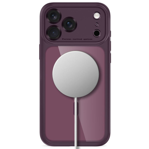 Tech-protect Magpeak Magsafe Cc Iphone 17 Pro / 18 Pro Dark Cherry/clear, widok 4
