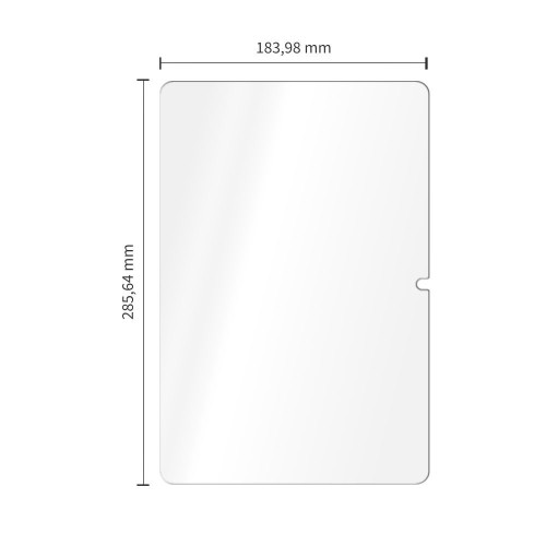 SzkŁo Hartowane Tech-protect Glass Fit+ 2-pack Galaxy Tab S12+ Plus 12.4 X840 / X846b Clear, pohled 2