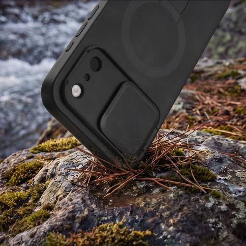 Tech-protect Kevlar Aura Magsafe Iphone 17 Pro Max / 18 Pro Max Black, nézet 4