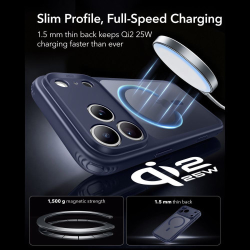 Esr Classic Hybrid Magsafe Iphone 17 Pro Max / 18 Pro Max Frosted Blue, view 5