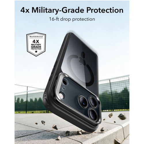 Esr Classic Hybrid Kickstand Magsafe Iphone 17 Pro Max / 18 Pro Max Clear/black, view 4