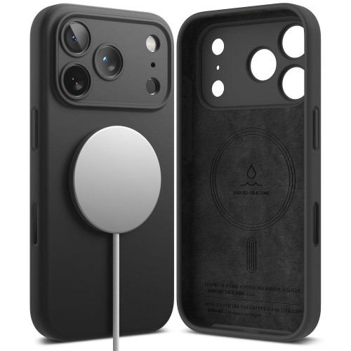 Ringke Silicone Magnetic Magsafe Iphone 18 Pro Max Black, view 2