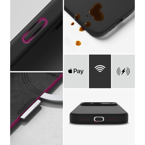 Ringke Silicone Magnetic Magsafe Iphone 18 Pro Max Black, view 8