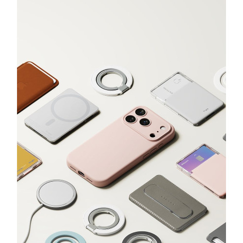 Ringke Silicone Magnetic Magsafe Iphone 18 Pro Max Pink Sand, view 8