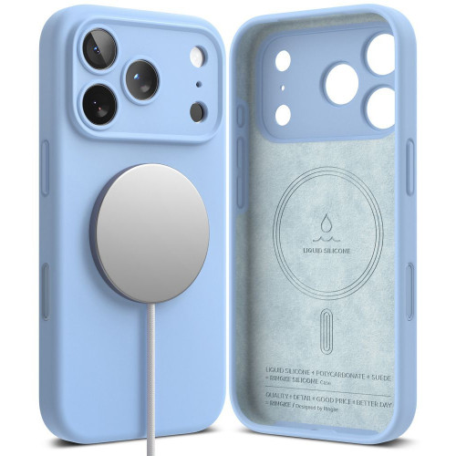 Ringke Silicone Magnetic Magsafe Iphone 18 Pro Max Light Blue, view 2