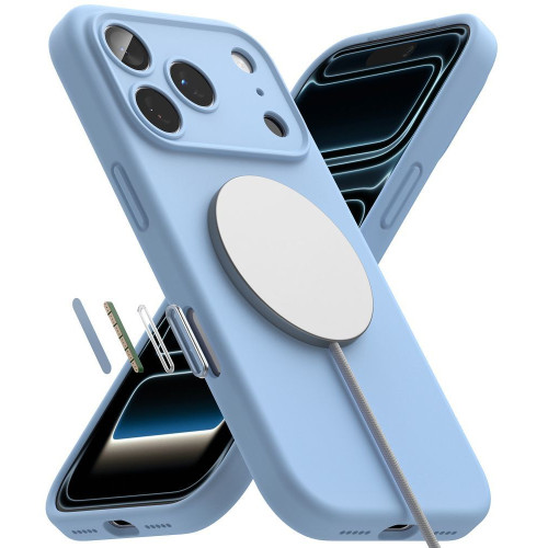 Ringke Silicone Magnetic Magsafe Iphone 18 Pro Max Light Blue, view 5