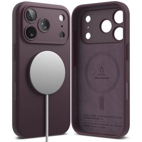 Ringke Silicone Magnetic Magsafe Iphone 18 Pro Max Dark Cherry, view 2