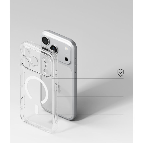 Ringke Fusion Magnetic Magsafe Iphone 17 Pro / 18 Pro Clear, widok 6