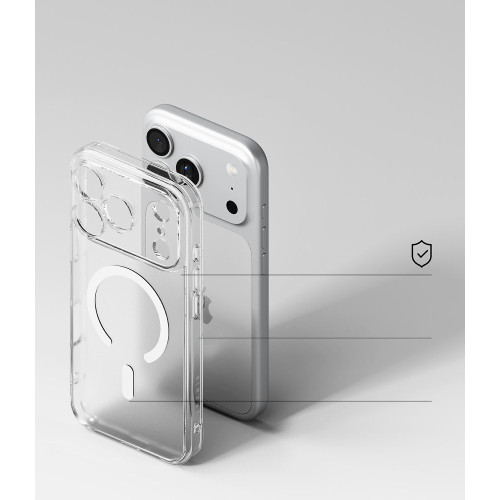 Ringke Fusion Magnetic Magsafe Iphone 17 Pro / 18 Pro Matte Clear, widok 6