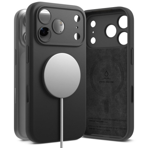 Ringke Silicone Magnetic Magsafe Iphone 18 Pro Black