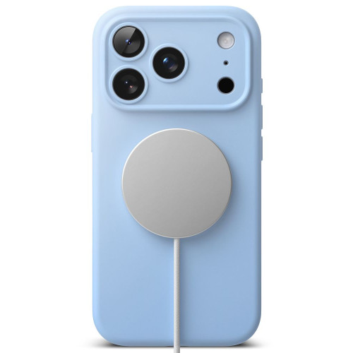Ringke Silicone Magnetic Magsafe Iphone 18 Pro Light Blue, widok 4