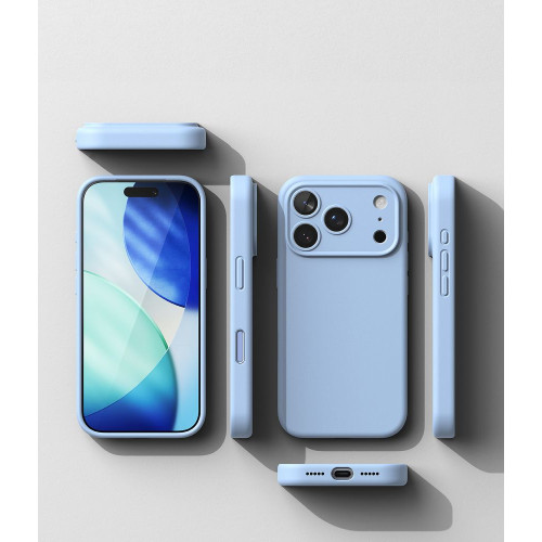 Ringke Silicone Magnetic Magsafe Iphone 18 Pro Light Blue, widok 6