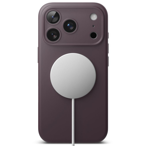 Ringke Silicone Magnetic Magsafe Iphone 18 Pro Dark Cherry, widok 4