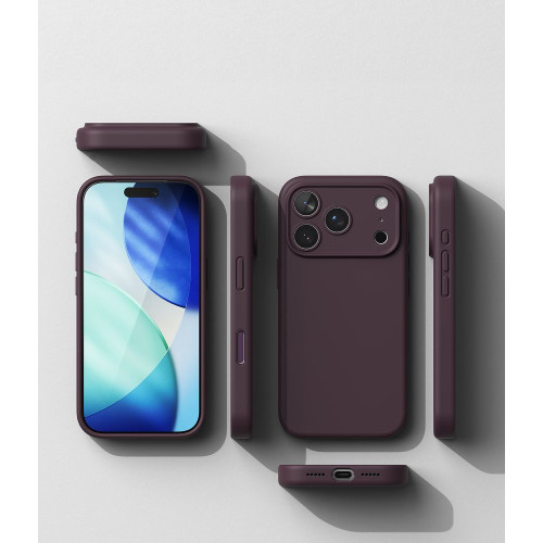 Ringke Silicone Magnetic Magsafe Iphone 18 Pro Dark Cherry, widok 6