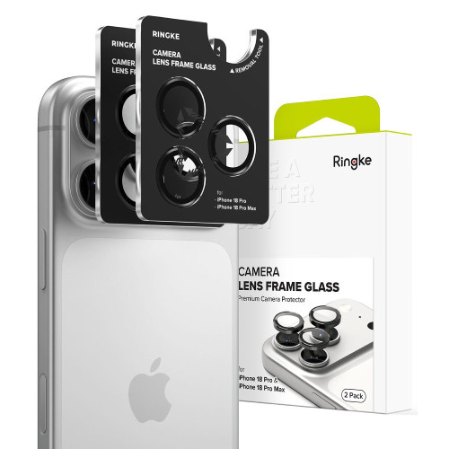 OsŁona Aparatu Ringke Camera Frame Protector 2-pack Iphone 18 Pro / Pro Max Black