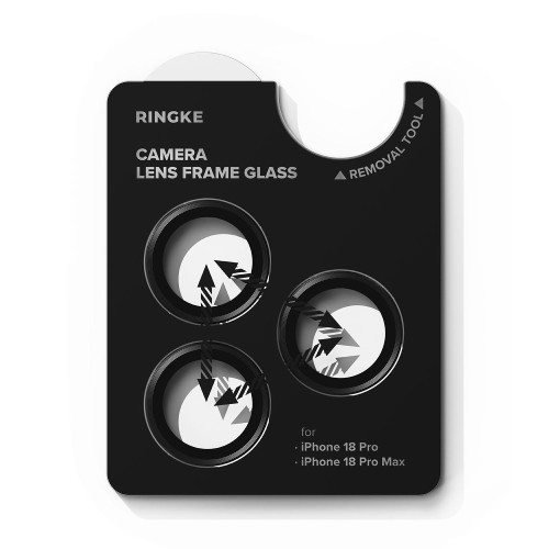 OsŁona Aparatu Ringke Camera Frame Protector 2-pack Iphone 18 Pro / Pro Max Black, widok 4
