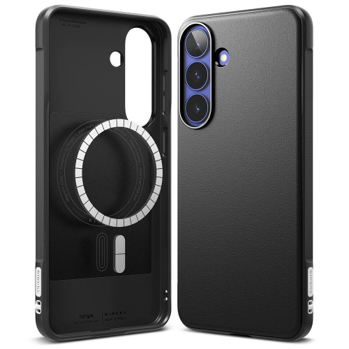 Ringke Onyx Magnetic Magsafe Galaxy S26 Fe Black, pohled 2