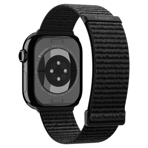 Spigen Wbf01 Band Apple Watch 8 / 9 / 10 / 11 / Se / Ultra (44 / 45 / 46 / 49 Mm) Black, pohled 3