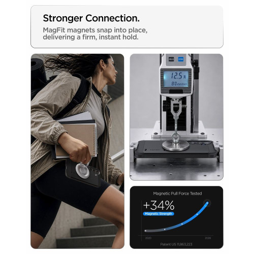 Spigen Tough Armor Mag Magsafe Galaxy S26 Fe Gunmetal, widok 7