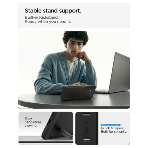 Spigen Tough Armor Mag Magsafe Galaxy S26 Fe Gunmetal, widok 8