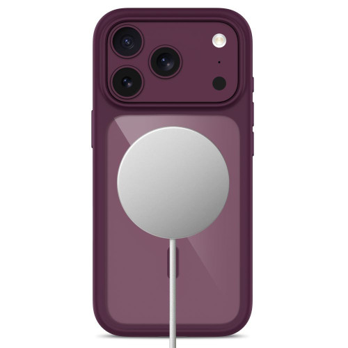 Tech-protect Magone Magsafe Cc + Glass 2-pack Iphone 17 Pro / 18 Pro Dark Cherry/clear, widok 5