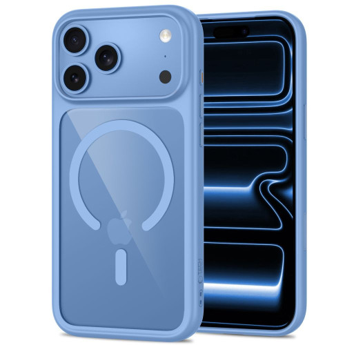 Tech-protect Magone Magsafe Cc + Glass 2-pack Iphone 17 Pro Max / 18 Pro Max Light Blue/clear, widok 3