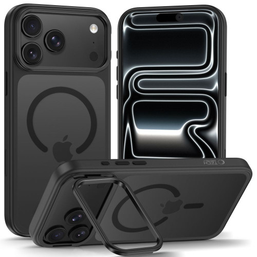 Tech-protect Magstand Magsafe Cc Iphone 17 Pro / 18 Pro Matte Black