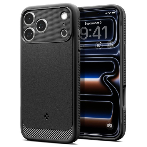 Spigen Rugged Armor Magsafe Iphone 17 Pro Max / 18 Pro Max Matte Black, view 2