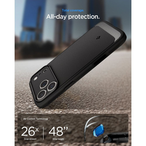 Spigen Rugged Armor Magsafe Iphone 17 Pro Max / 18 Pro Max Matte Black, view 8
