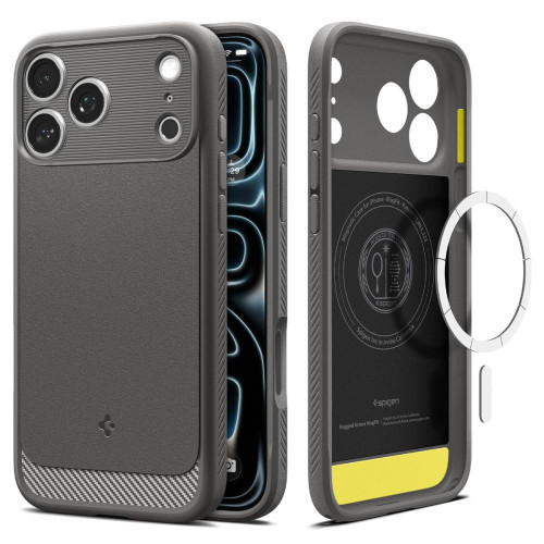 Spigen Rugged Armor Magsafe Iphone 17 Pro Max / 18 Pro Max Grey