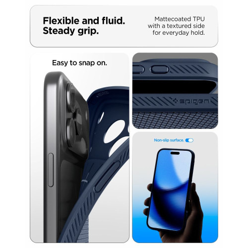 Spigen Liquid Air Iphone 17 Pro Max / 18 Pro Max Navy Blue, Ansicht 7