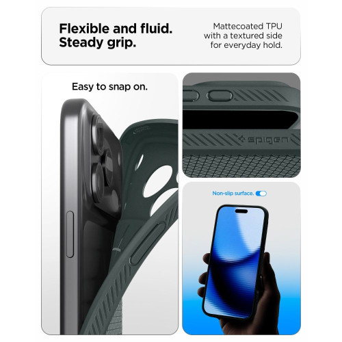 Spigen Liquid Air Iphone 17 Pro Max / 18 Pro Max Abyss Green, Ansicht 7