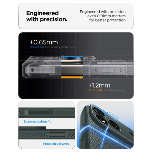 Spigen Liquid Air Iphone 17 Pro Max / 18 Pro Max Abyss Green, Ansicht 8